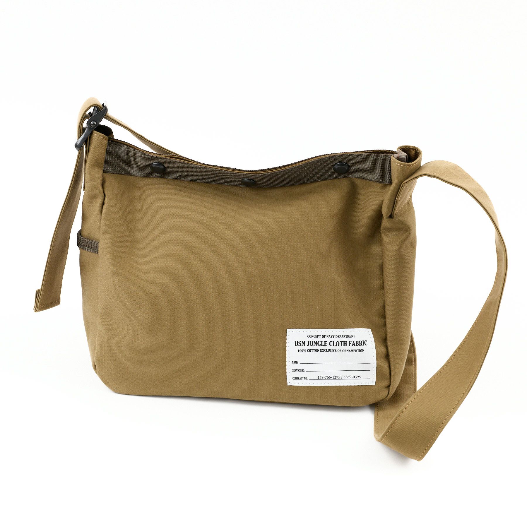 BAGGY PORT バギーポート USN JUNGLE CLOTH ジャングルクロス ショルダーバッグ GRN-7700