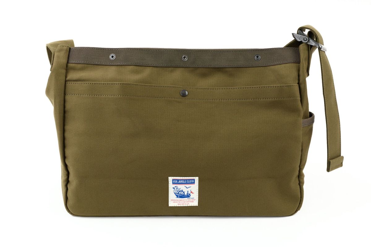 BAGGY PORT バギーポート USN JUNGLE CLOTH ジャングルクロス ショルダーバッグ GRN-7701