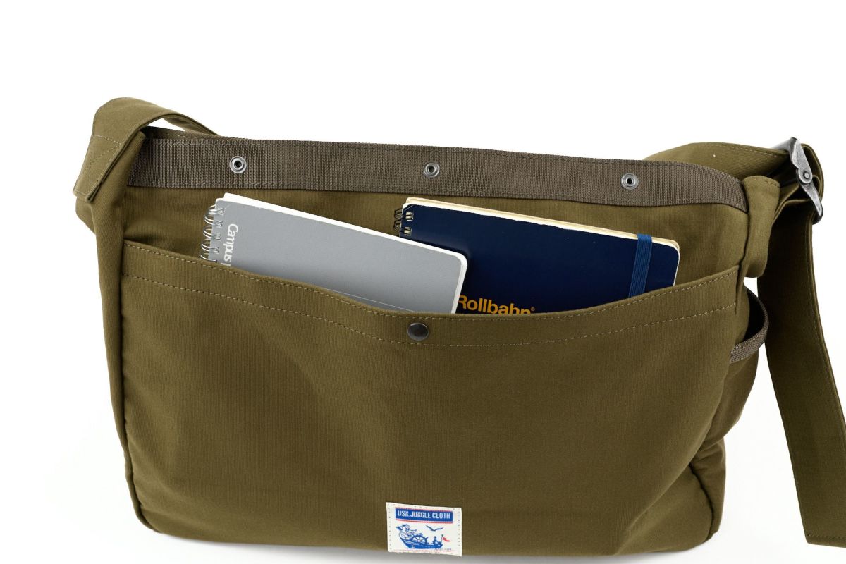 BAGGY PORT バギーポート USN JUNGLE CLOTH ジャングルクロス ショルダーバッグ GRN-7701