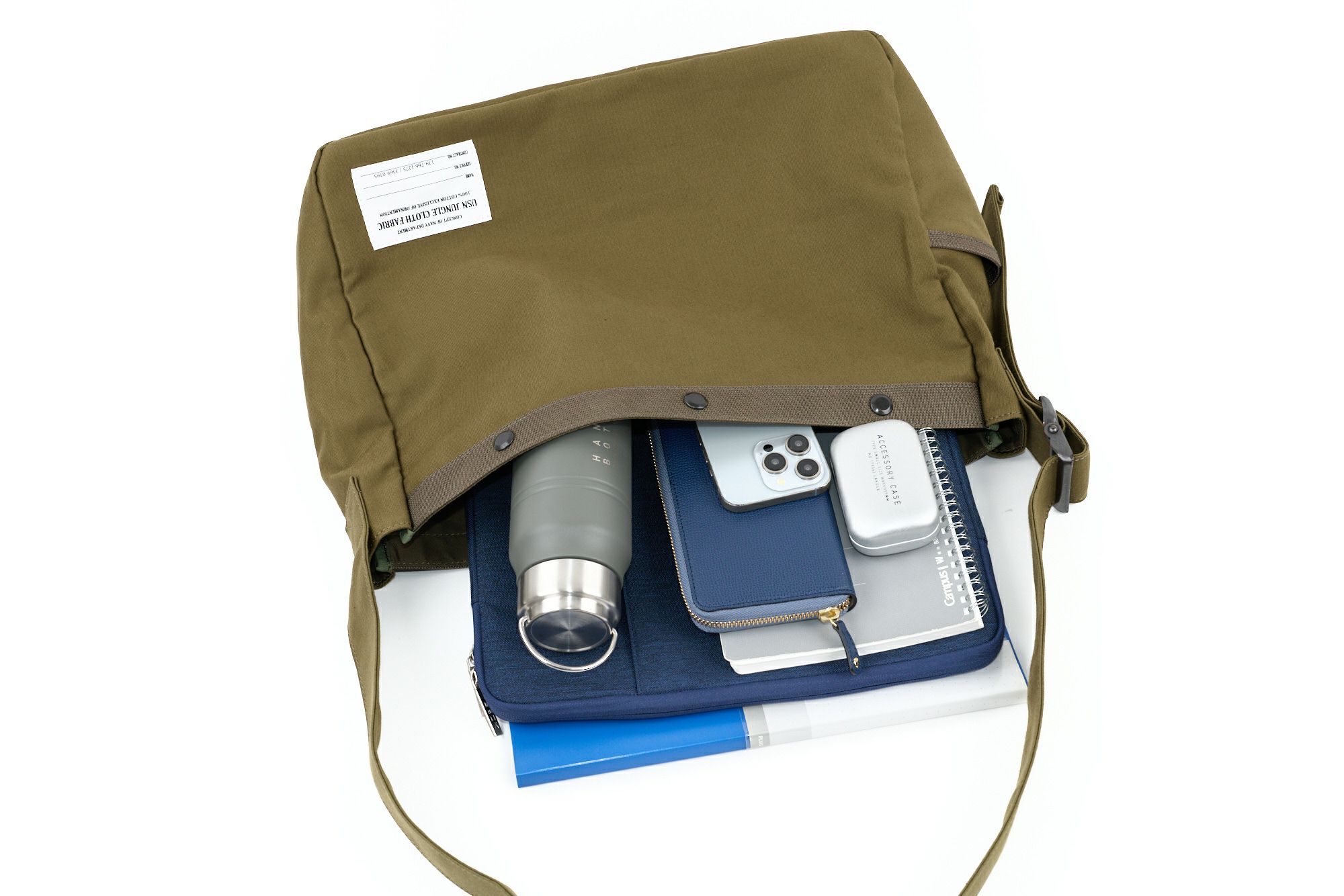 BAGGY PORT バギーポート USN JUNGLE CLOTH ジャングルクロス ショルダーバッグ GRN-7701