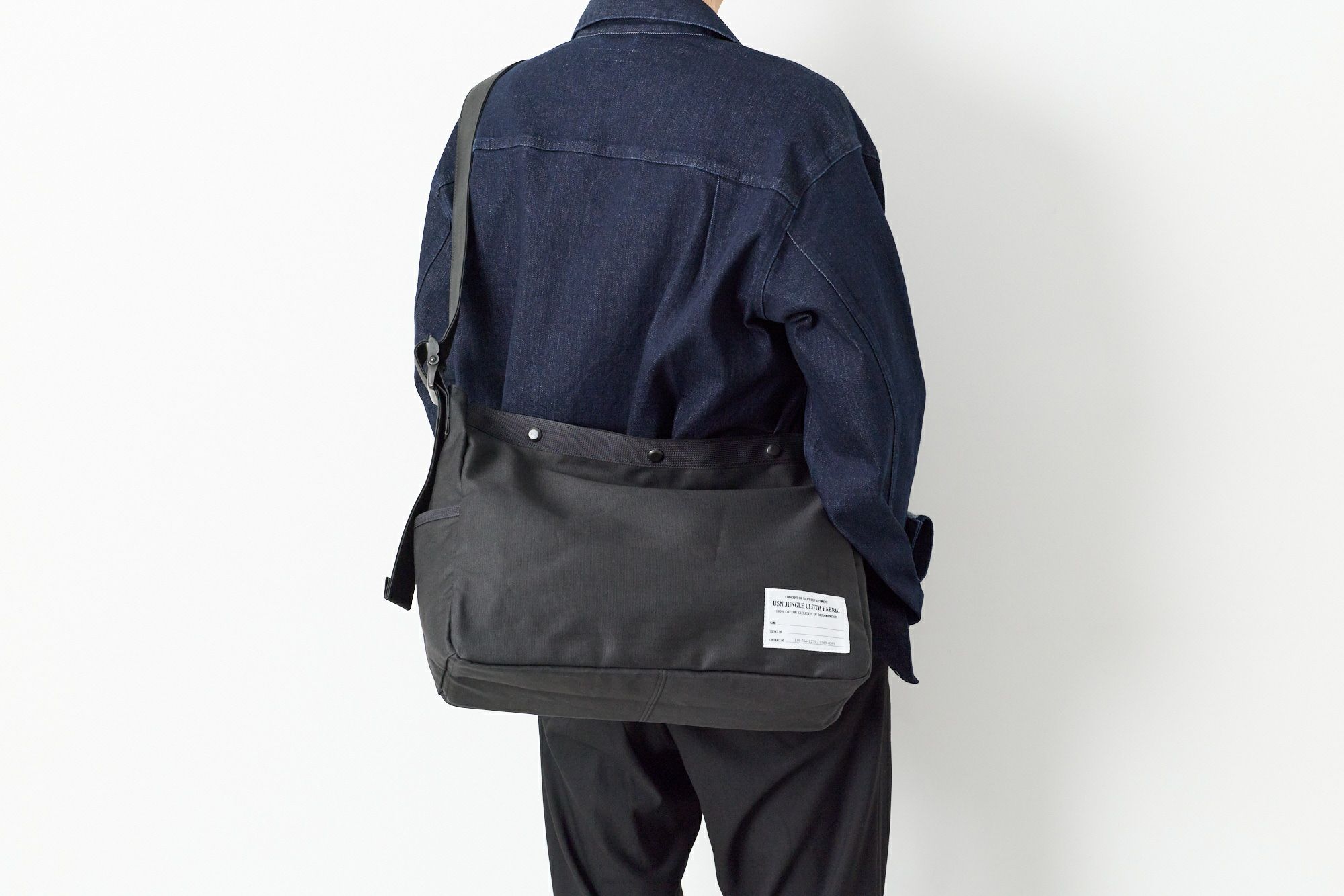 BAGGY PORT バギーポート USN JUNGLE CLOTH ジャングルクロス ショルダーバッグ GRN-7701
