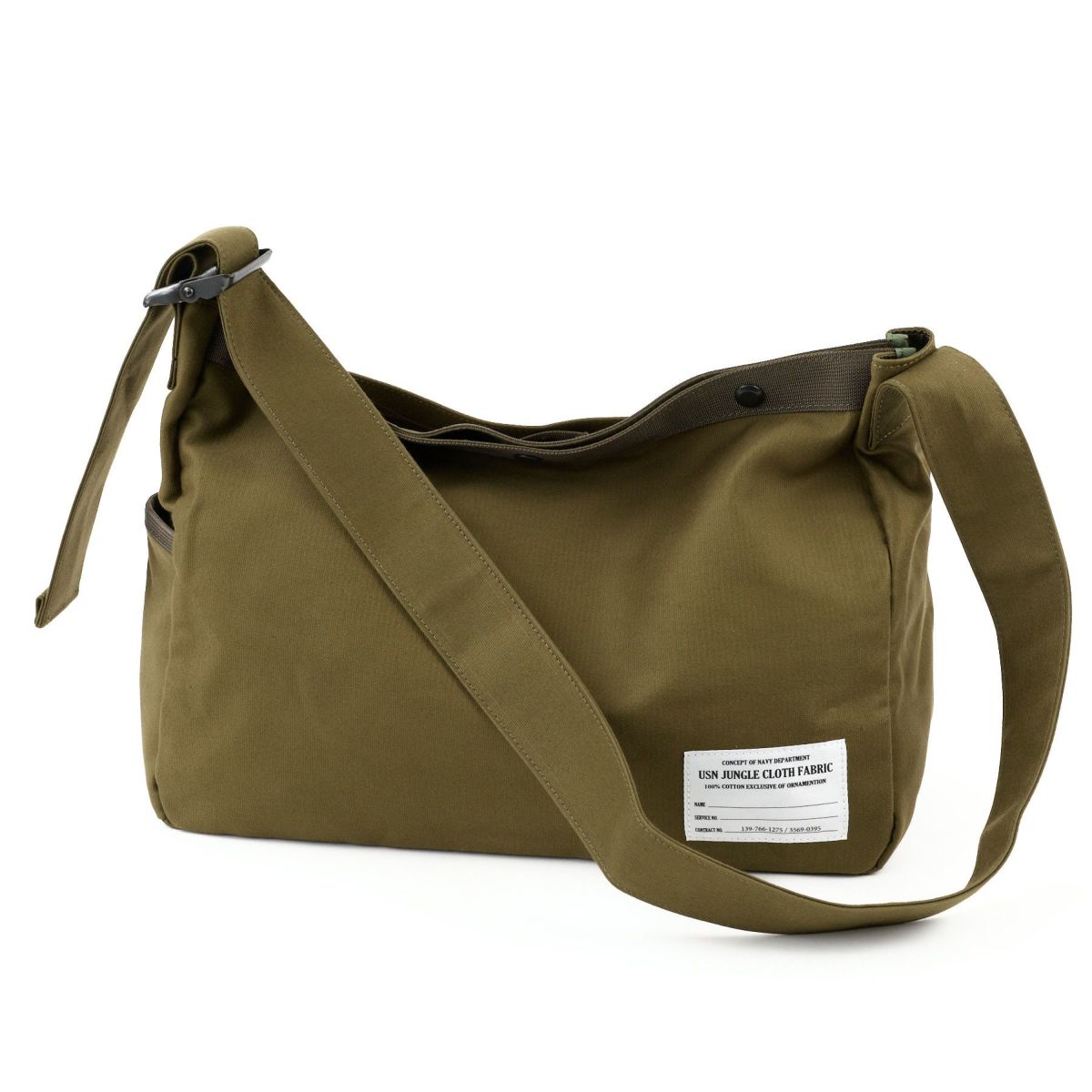 BAGGY PORT バギーポート USN JUNGLE CLOTH ジャングルクロス ショルダーバッグ GRN-7701