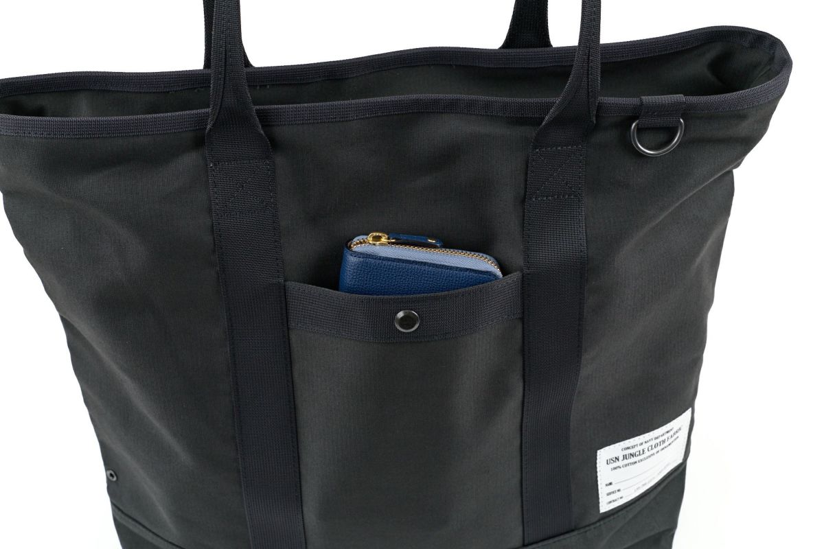 BAGGY PORT バギーポート USN JUNGLE CLOTH ジャングルクロス トートバッグ GRN-7702