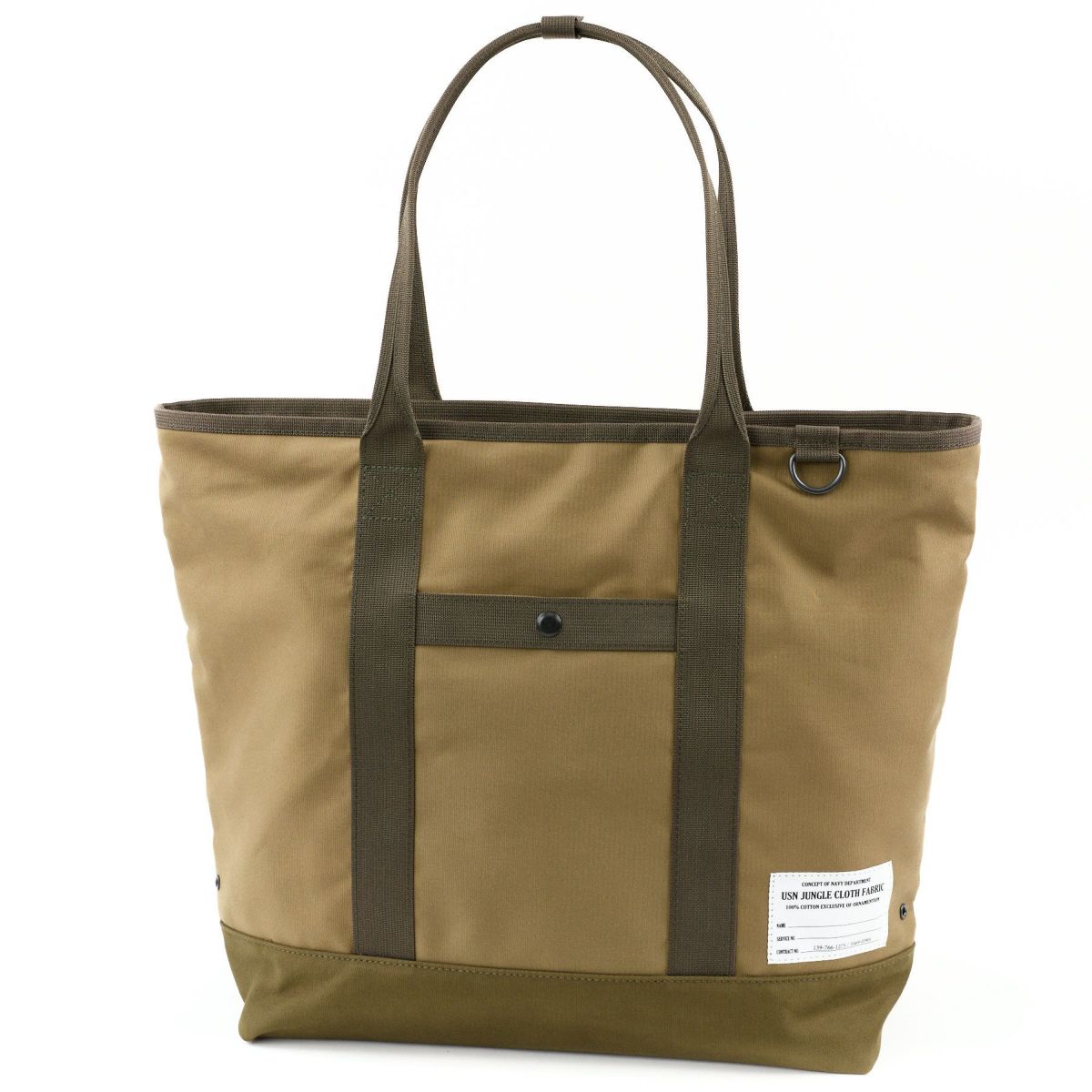 BAGGY PORT バギーポート USN JUNGLE CLOTH ジャングルクロス トートバッグ GRN-7702