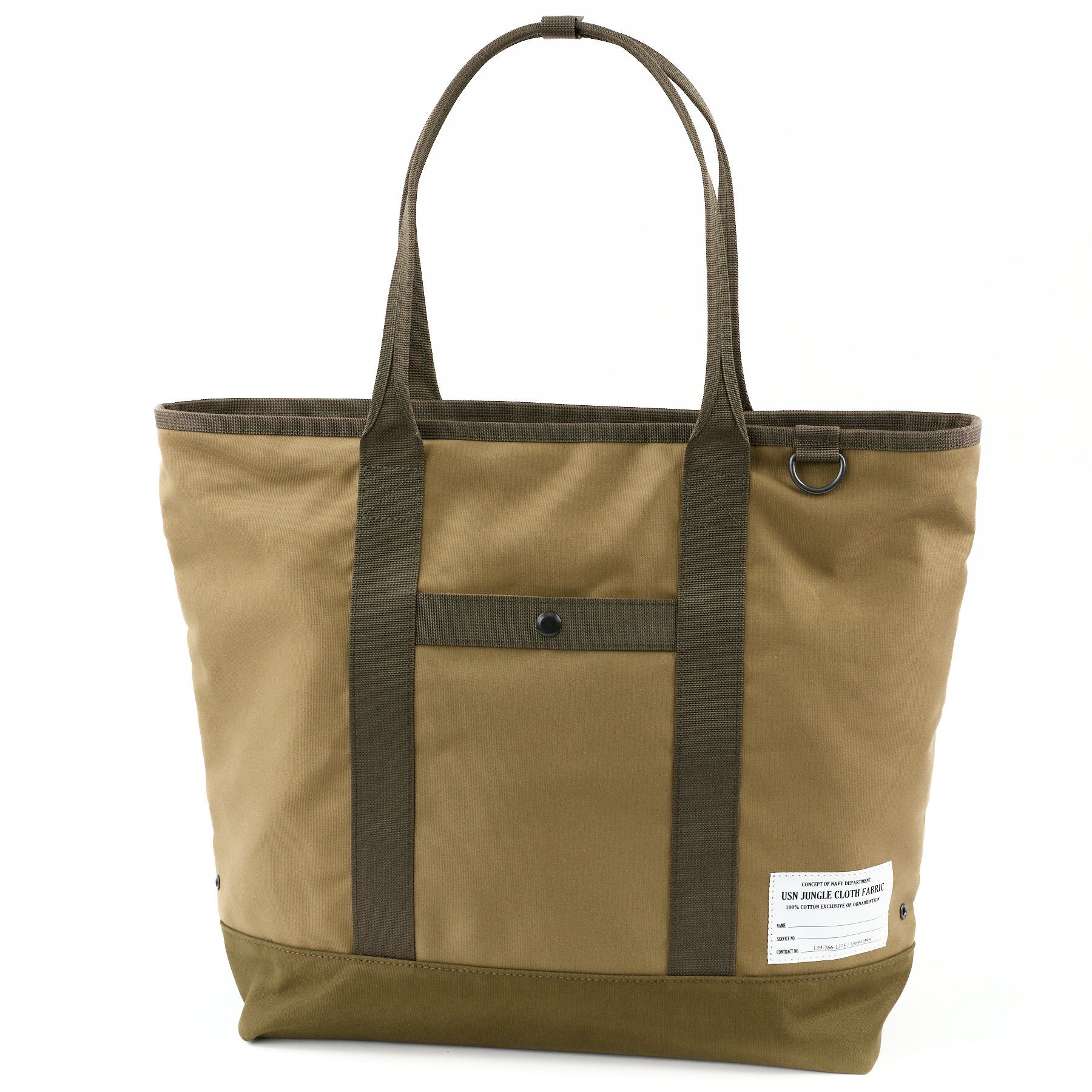 BAGGY PORT バギーポート USN JUNGLE CLOTH ジャングルクロス トートバッグ GRN-7702
