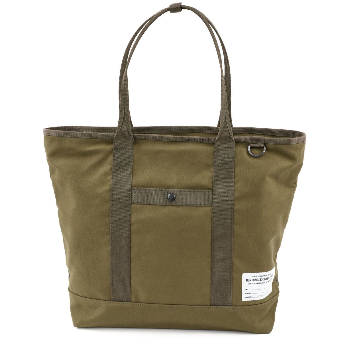 BAGGY PORT バギーポート USN JUNGLE CLOTH ジャングルクロス トートバッグ GRN-7702