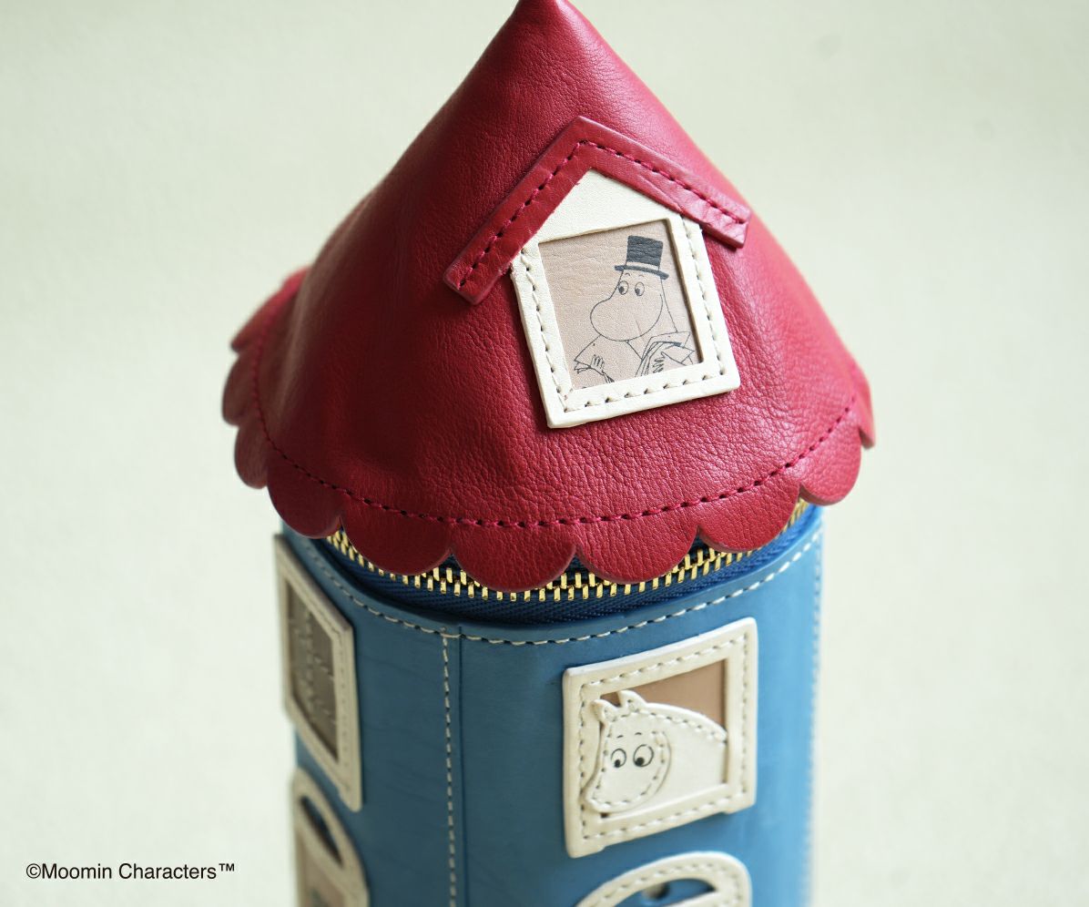 genten ゲンテン MOOMIN ムーミン ペンケース「ムーミンやしき」 46156