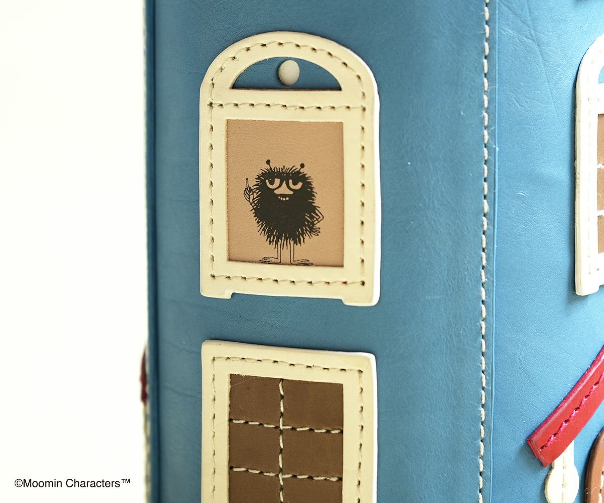 genten ゲンテン MOOMIN ムーミン ペンケース「ムーミンやしき」 46156