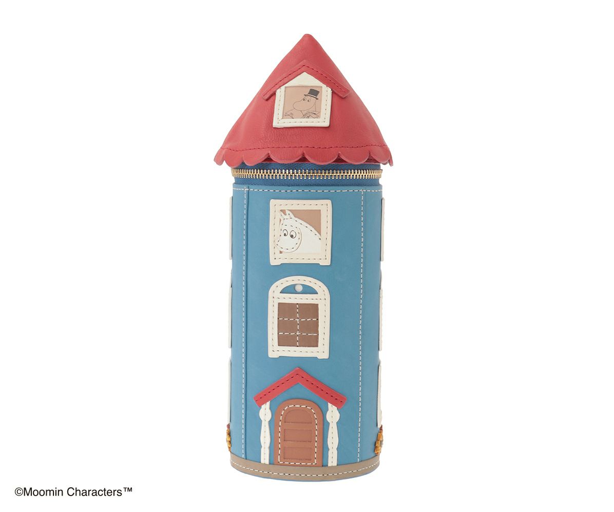 genten ゲンテン MOOMIN ムーミン ペンケース「ムーミンやしき」 46156