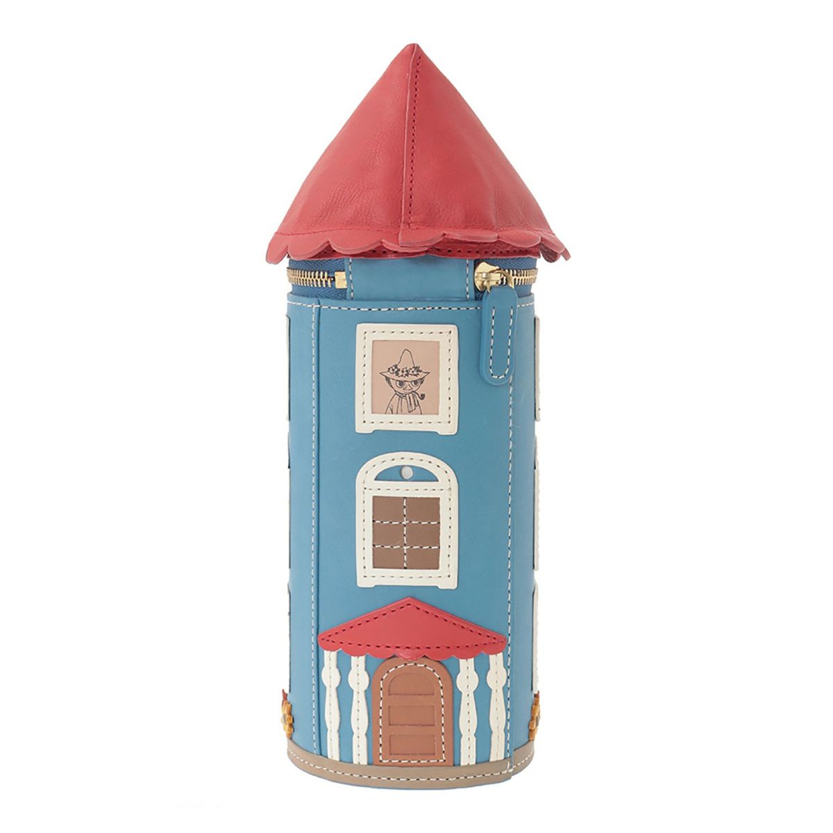 genten ゲンテン MOOMIN ムーミン ペンケース「ムーミンやしき」 46156