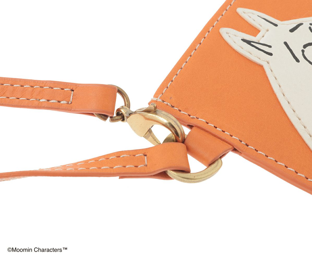 genten ゲンテン MOOMIN ムーミン はみ出しパスケース「ムーミン」 46158
