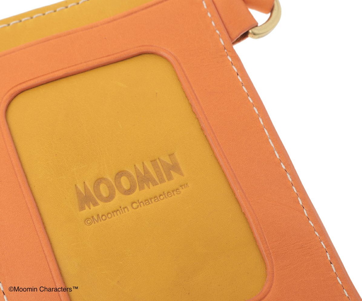 genten ゲンテン MOOMIN ムーミン はみ出しパスケース「ムーミン」 46158