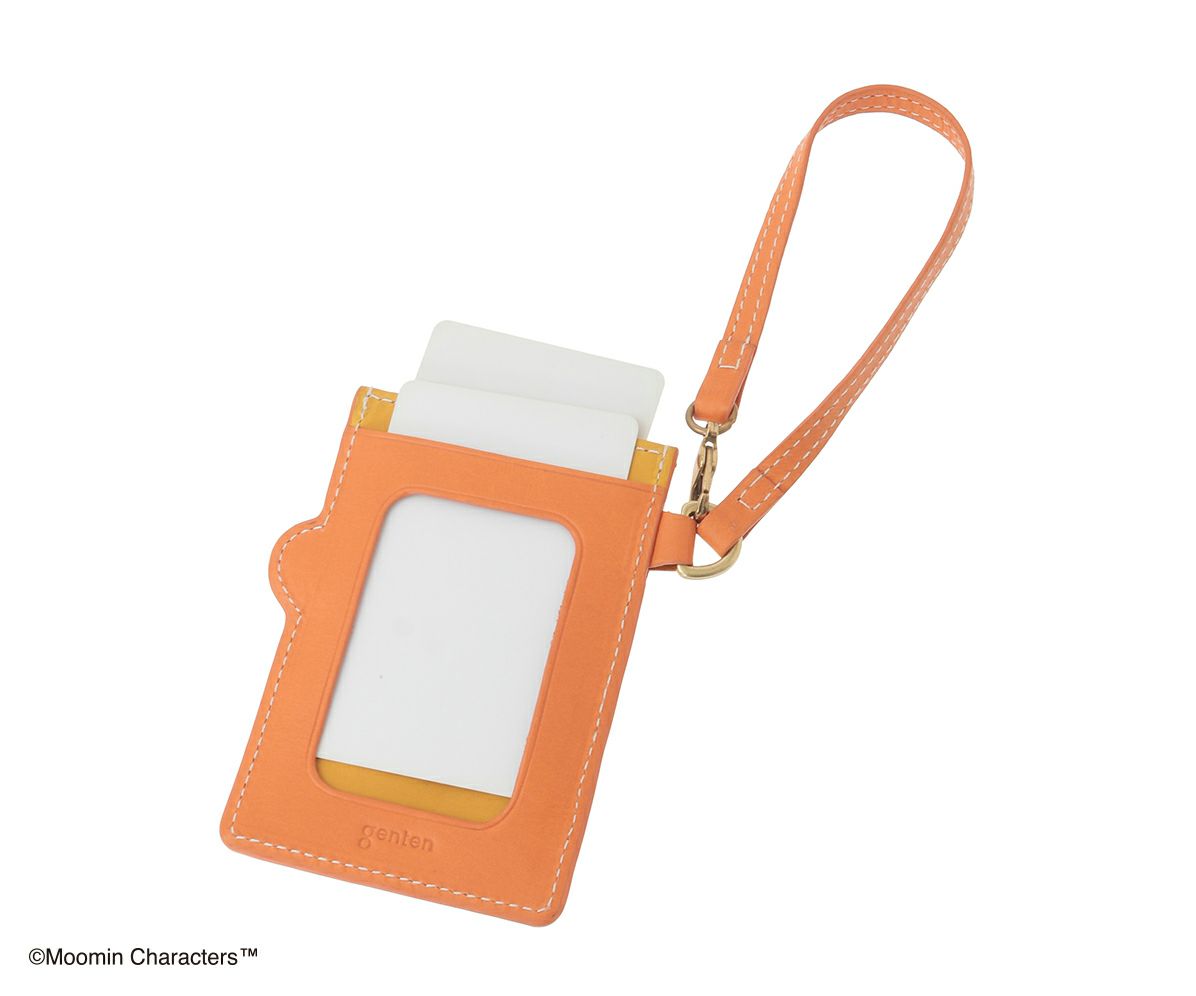 genten ゲンテン MOOMIN ムーミン はみ出しパスケース「ムーミン」 46158