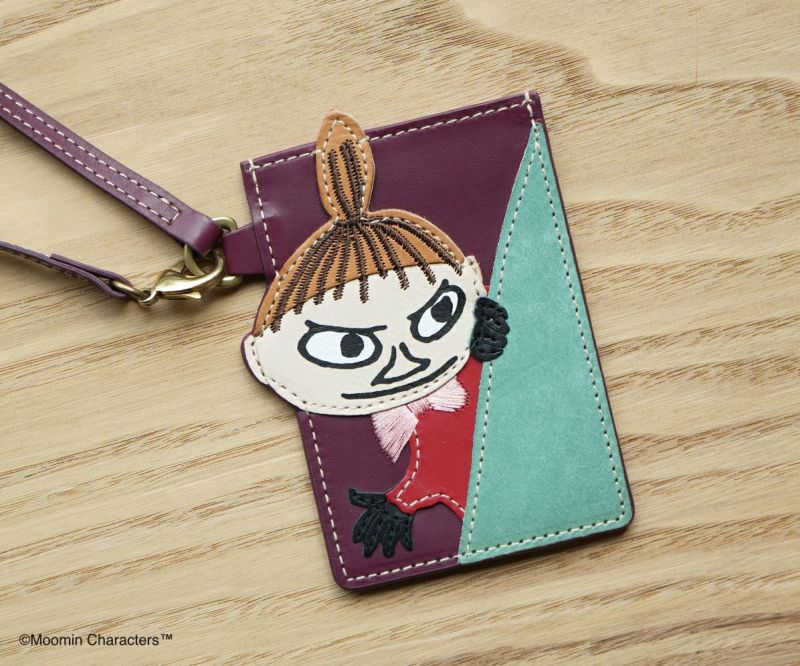 genten ゲンテン MOOMIN ムーミン はみ出しパスケース「リトルミイ」 46159