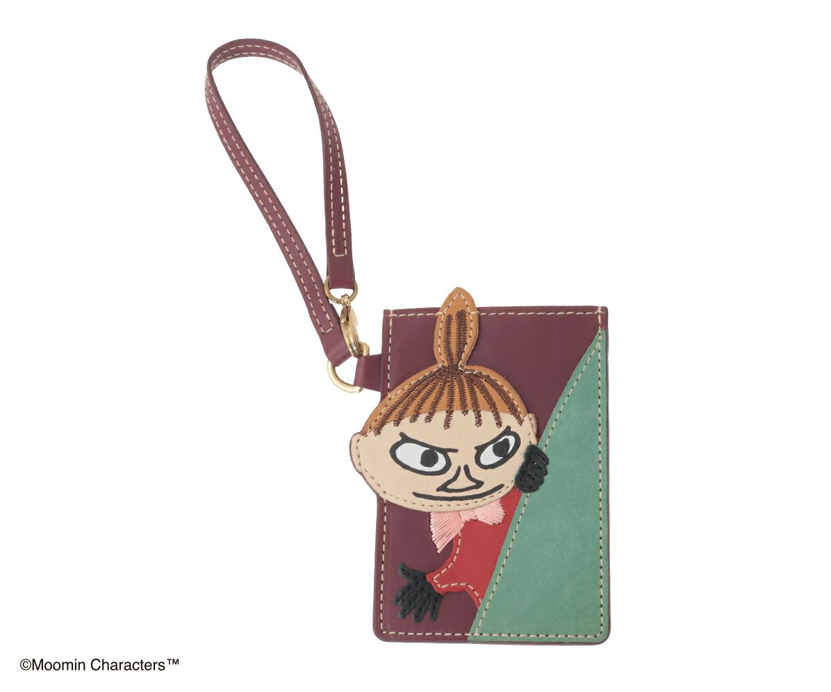 genten ゲンテン MOOMIN ムーミン はみ出しパスケース「リトルミイ」 46159