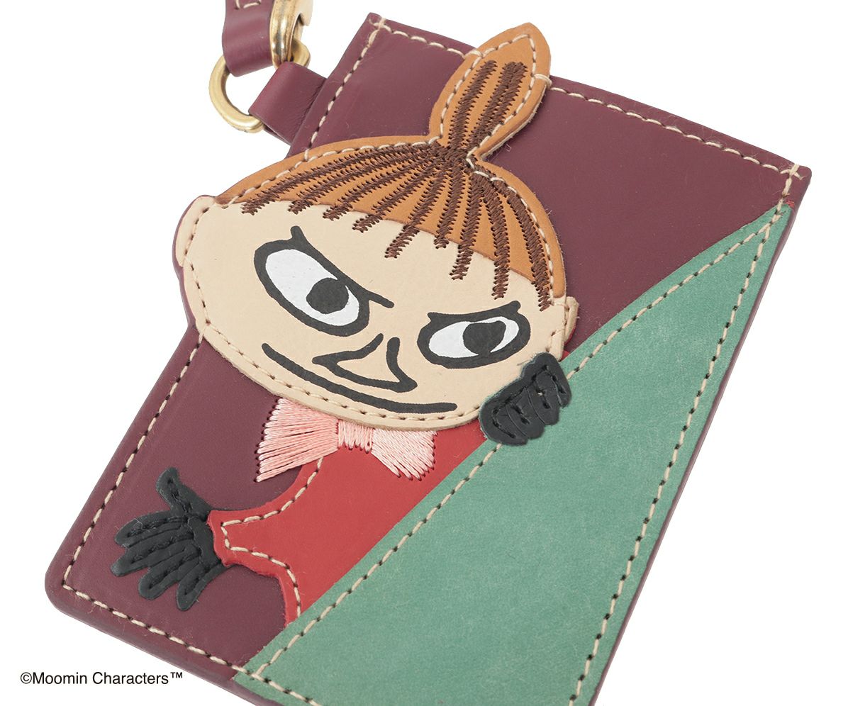 genten ゲンテン MOOMIN ムーミン はみ出しパスケース「リトルミイ」 46159