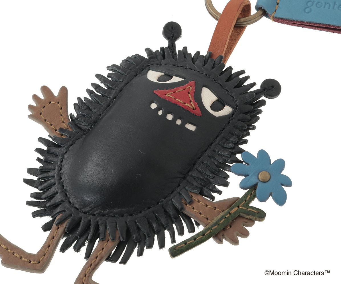 genten ゲンテン MOOMIN ムーミン ふわふわチャーム「スティンキー」 46165