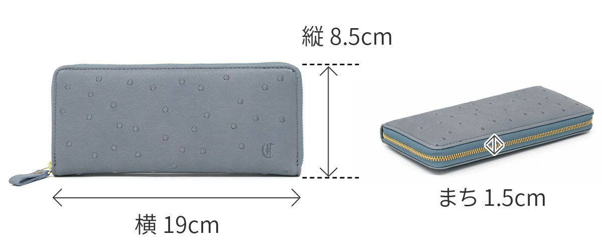 CLEDRAN クレドラン LIMA リマ 小銭入れ付き長財布（ラウンドファスナー式 ） CR-CL3890