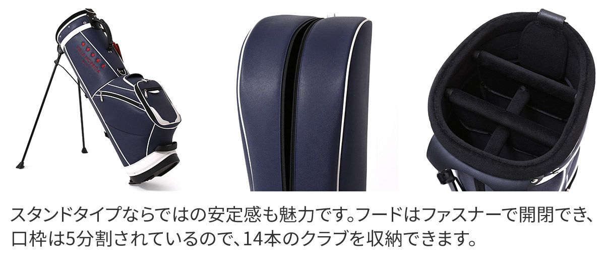 PELLE MORBIDA ペッレモルビダ Golf ゴルフ スタンド キャディバッグ PMO-PG101