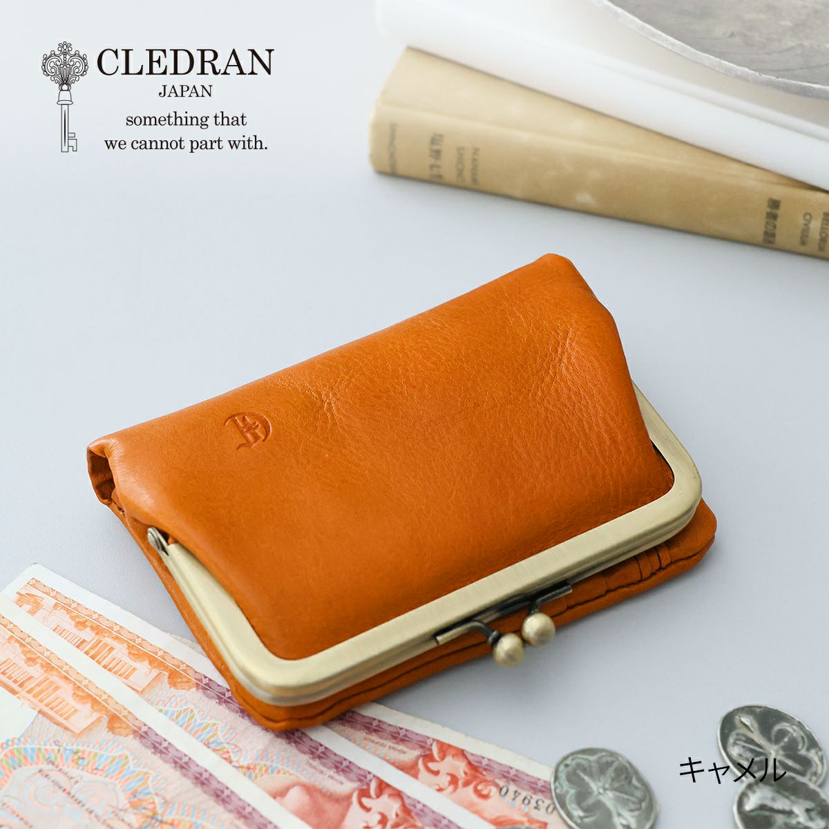 CLEDRAN クレドラン NOS ノス 小銭入れ付き二つ折り財布 CR-CL3905