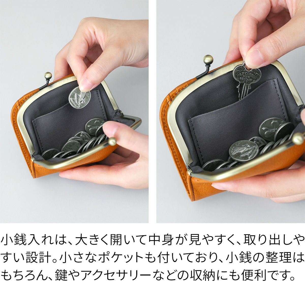 CLEDRAN クレドラン NOS ノス 小銭入れ付き二つ折り財布 CR-CL3906