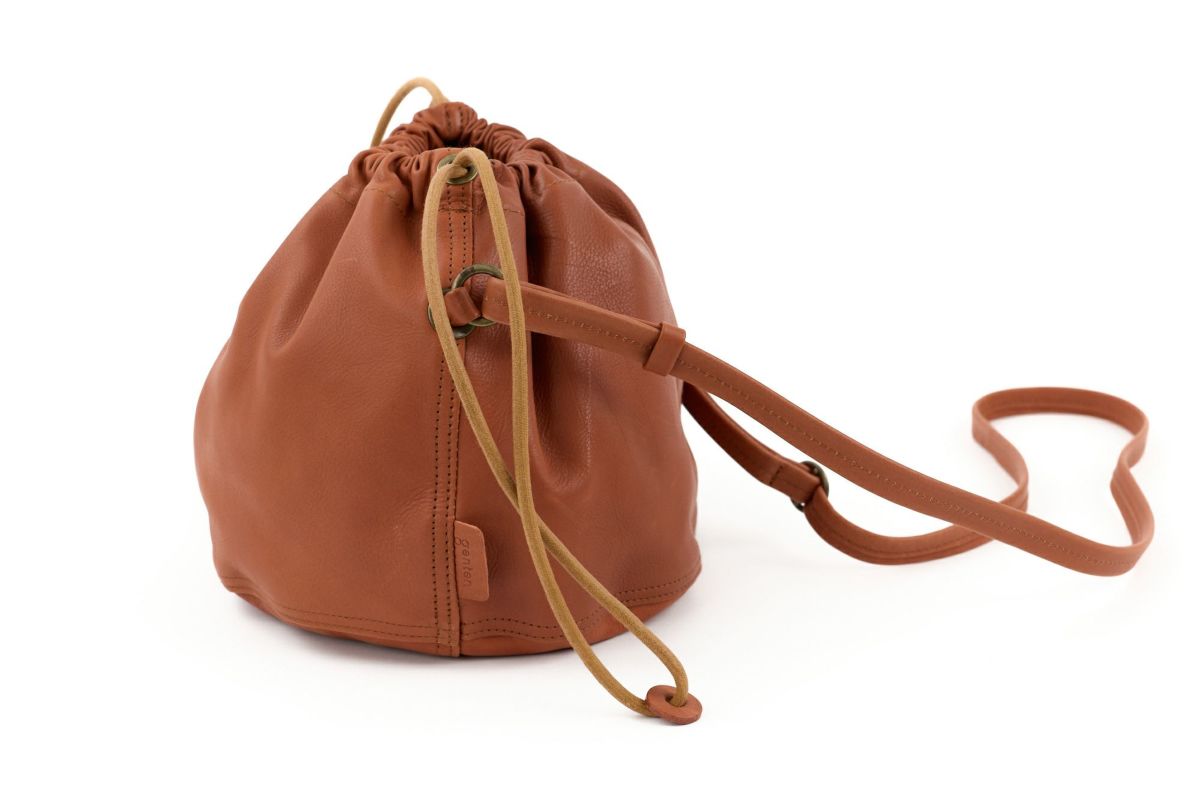 genten ゲンテン サスティナブル巾着 巾着ショルダーバッグ 44465