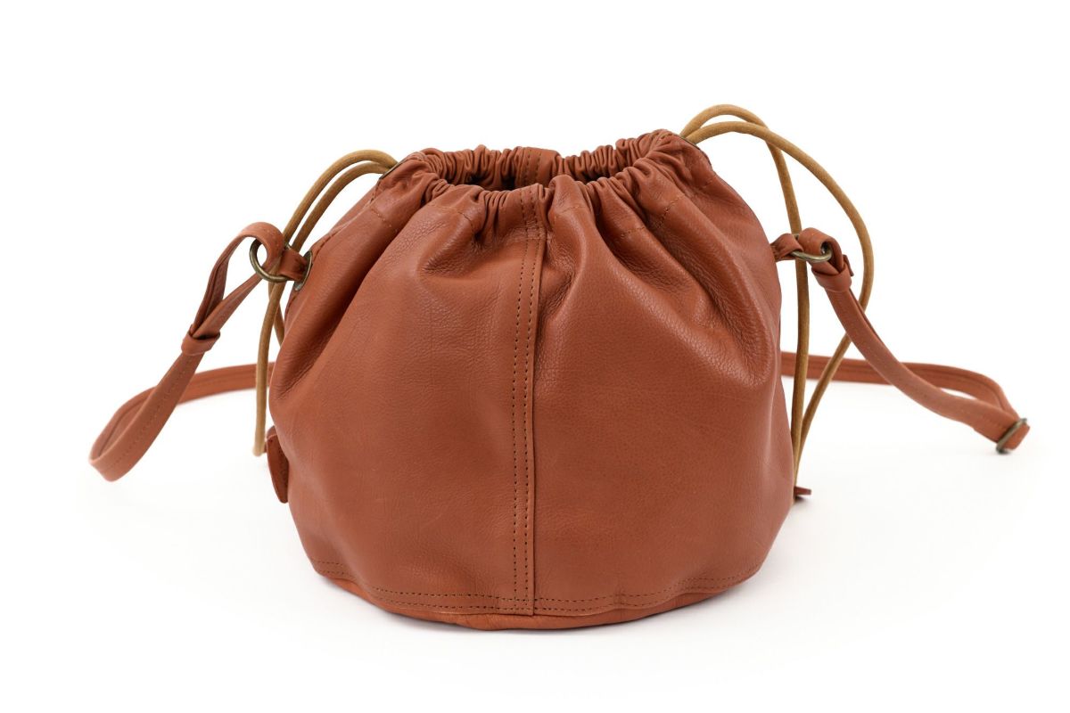 genten ゲンテン サスティナブル巾着 巾着ショルダーバッグ 44465