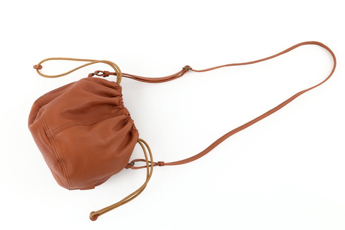 genten ゲンテン サスティナブル巾着 巾着ショルダーバッグ 44465