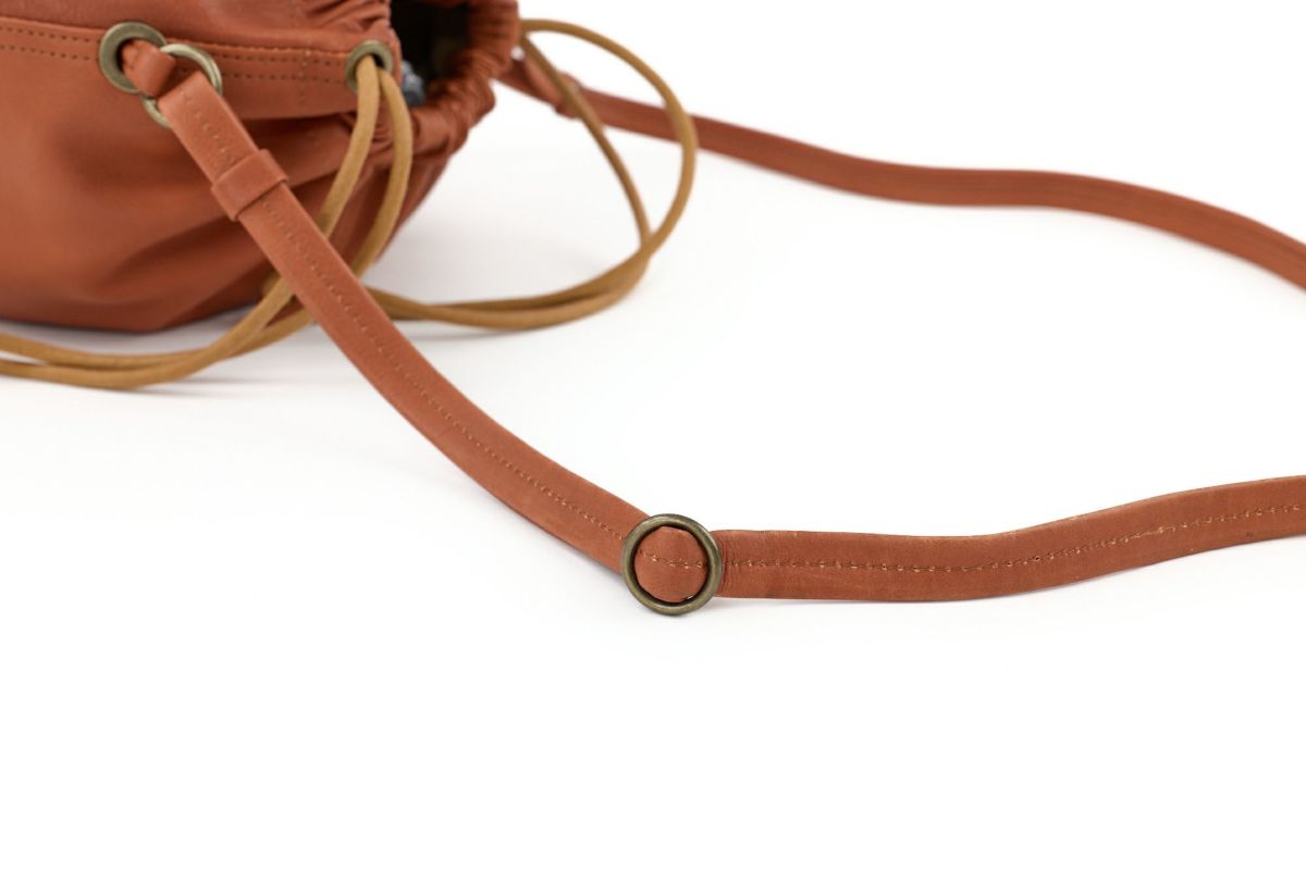 genten ゲンテン サスティナブル巾着 巾着ショルダーバッグ 44465