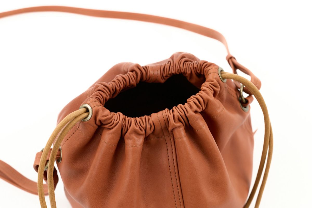 genten ゲンテン サスティナブル巾着 巾着ショルダーバッグ 44465