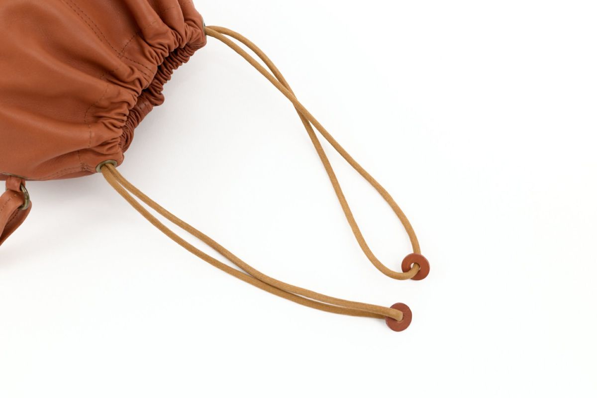 genten ゲンテン サスティナブル巾着 巾着ショルダーバッグ 44465