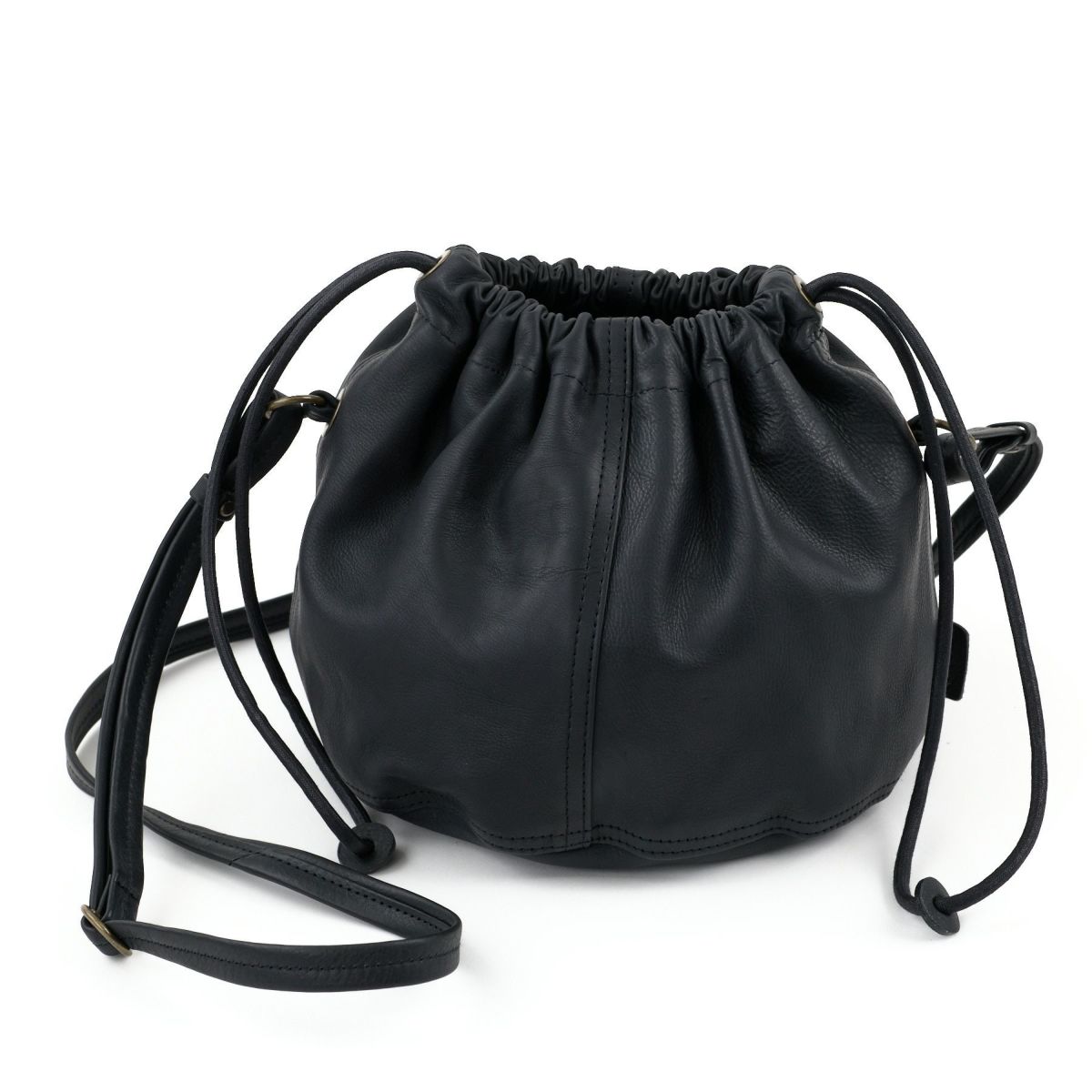 genten ゲンテン サスティナブル巾着 巾着ショルダーバッグ 44465