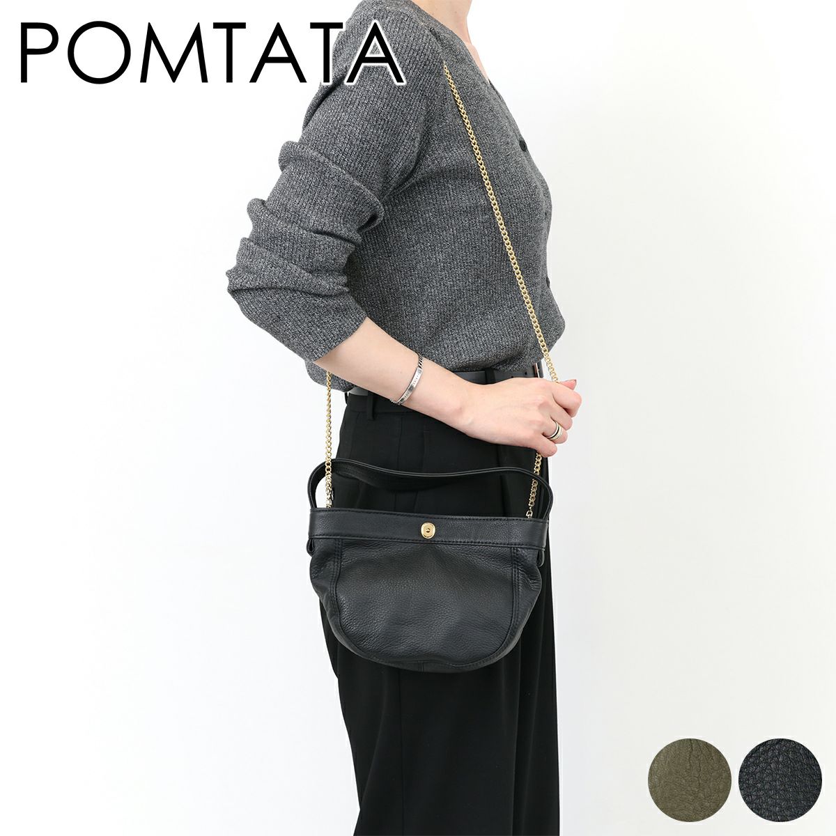 POMTATA ポンタタ OEL MINI TOTE P3170