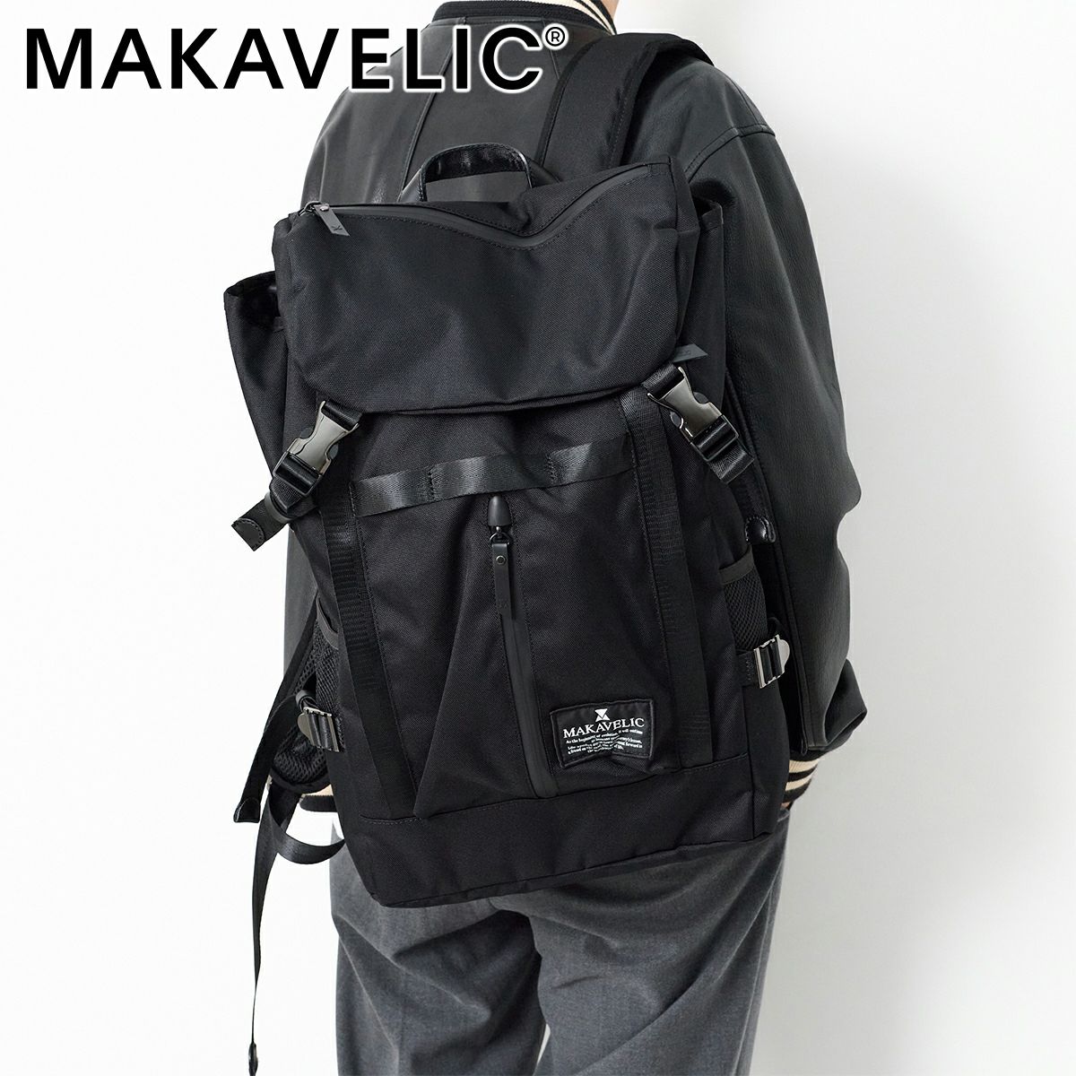 MAKAVELIC マキャベリック DOUBLE LINE2 RECTANGLE DAYPACK 3120-10126