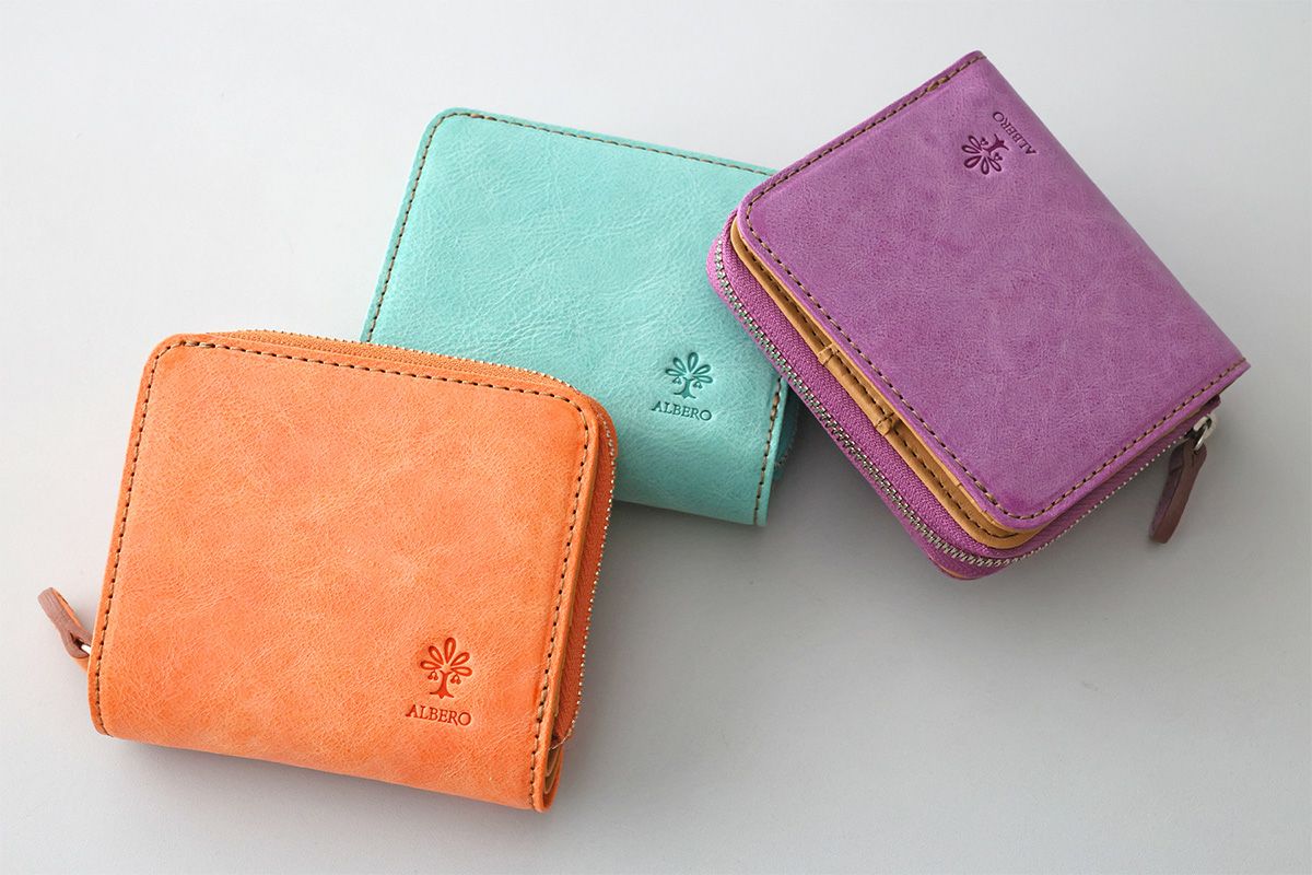 ALBERO アルベロ MONTE BIANCO モンテビアンコ 小銭入れ付き二つ折り財布 263