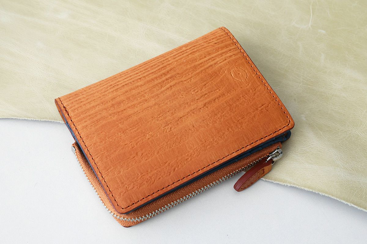 ALBERO アルベロ Anello アネッロ 小銭入れ付き二つ折り財布（L字ファスナー式） 6902