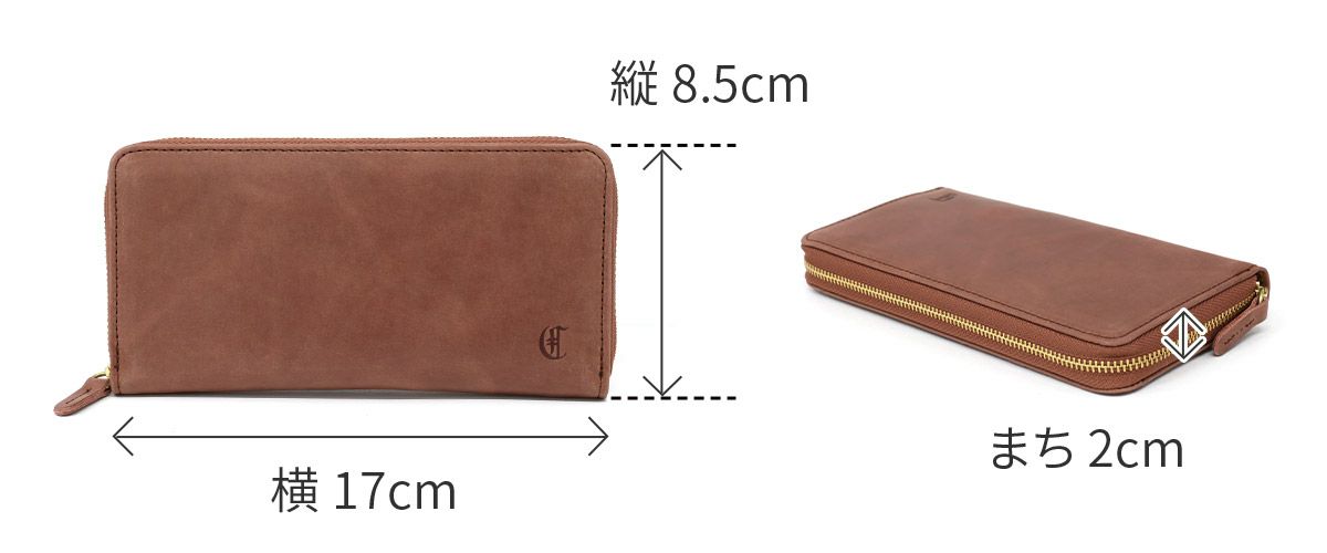 CLEDRAN クレドラン EPON エポン 小銭入れ付き長財布（ラウンドファスナー式 ） CR-CL3922