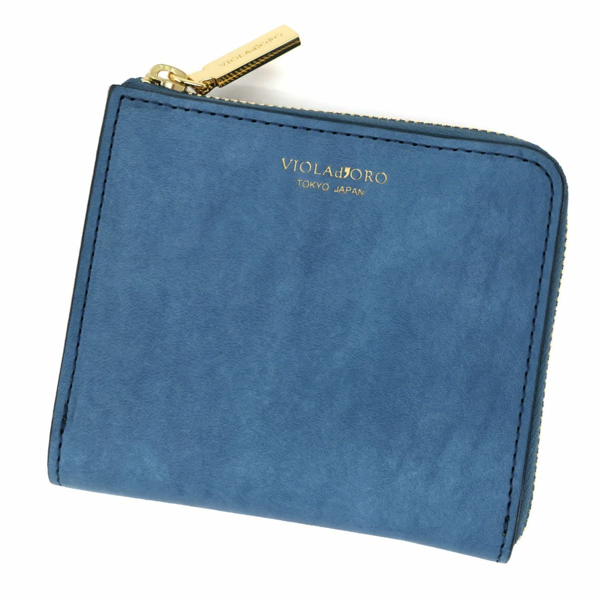 VIOLAd'ORO ヴィオラドーロ PORTA ポルタ 二つ折りL字型財布 V-5076