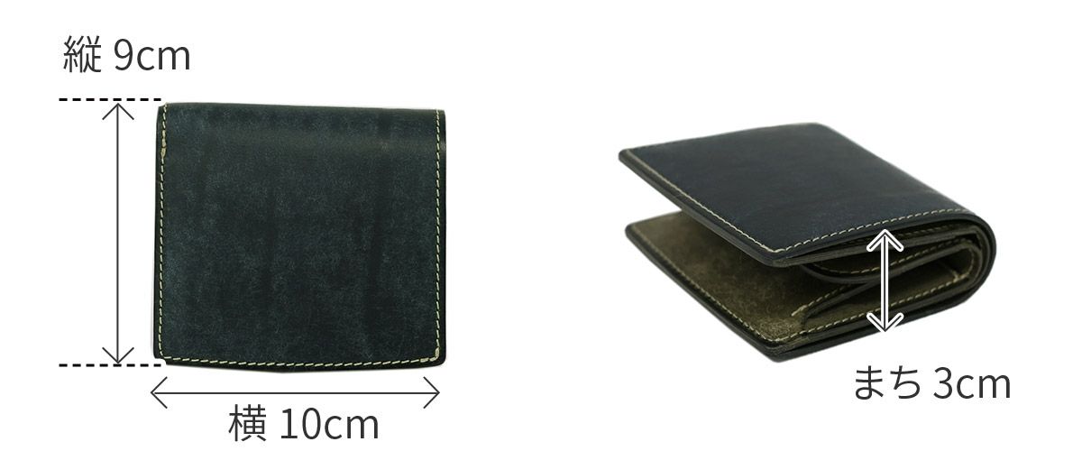CORBO. コルボ SLATE PUEBLO スレート プエブロ スマートウォレット 二つ折り財布 1LN-1714