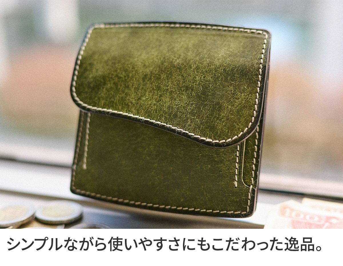 CORBO. コルボ SLATE PUEBLO スレート プエブロ マネークリップ式 コンパクト財布 1LN-1715