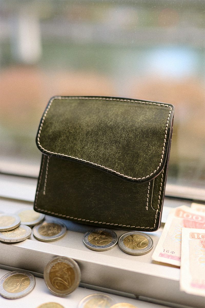 CORBO. コルボ SLATE PUEBLO スレート プエブロ マネークリップ式 コンパクト財布 1LN-1715