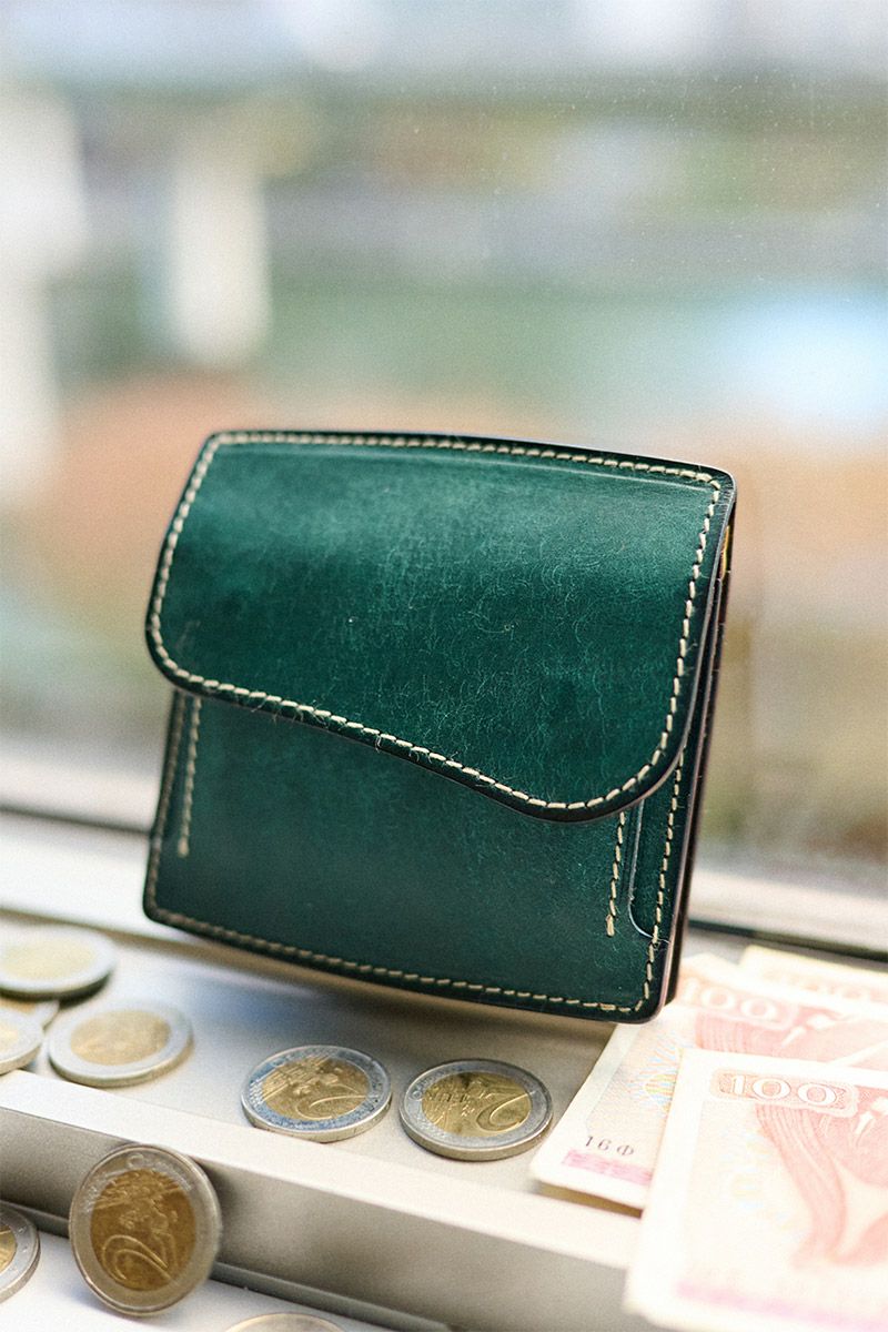 CORBO. コルボ SLATE PUEBLO スレート プエブロ マネークリップ式 コンパクト財布 1LN-1715