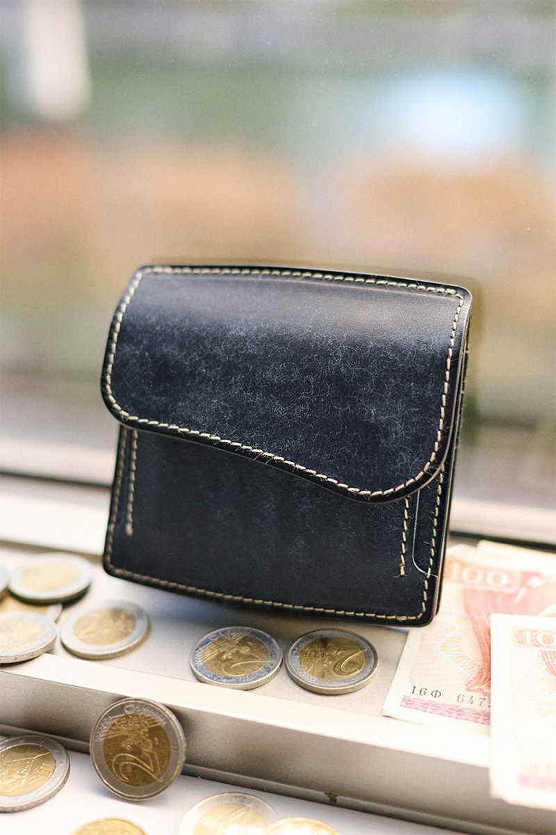 CORBO. コルボ SLATE PUEBLO スレート プエブロ マネークリップ式 コンパクト財布 1LN-1715