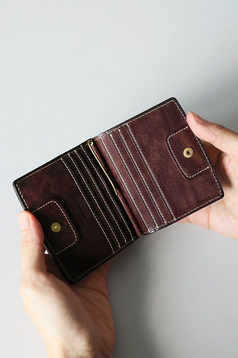 CORBO. コルボ SLATE PUEBLO スレート プエブロ マネークリップ式 コンパクト財布 1LN-1715