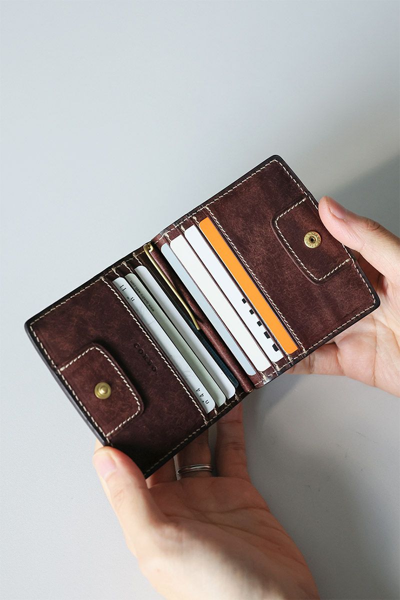 CORBO. コルボ SLATE PUEBLO スレート プエブロ マネークリップ式 コンパクト財布 1LN-1715