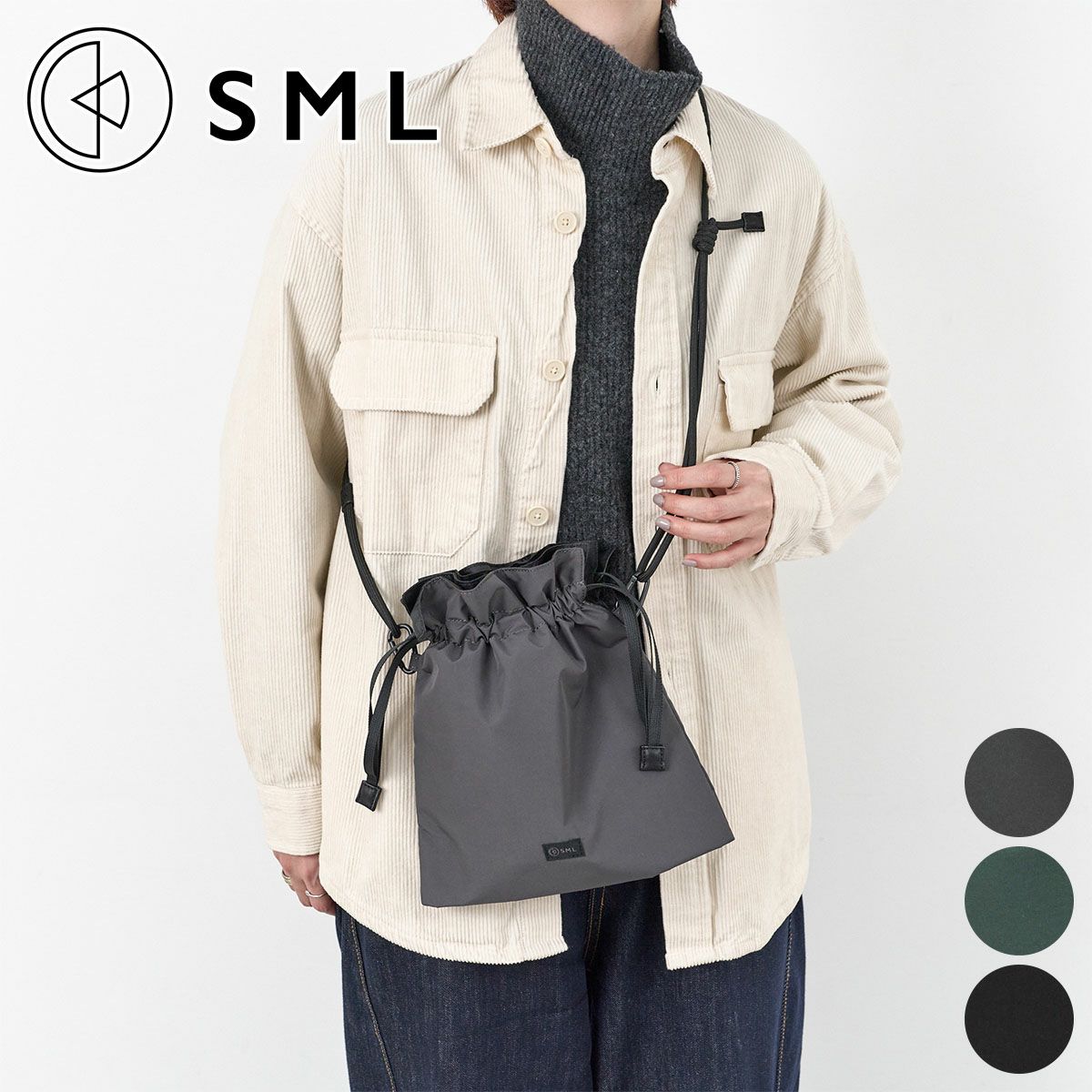 SML エスエムエル JUDE MULTl POCKET DRAWSTRING M K904094