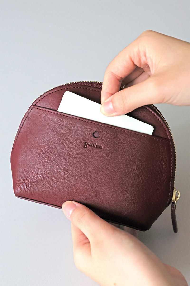 genten ゲンテン Argyle Cutwork アーガイルカットワーク ポーチ 44815