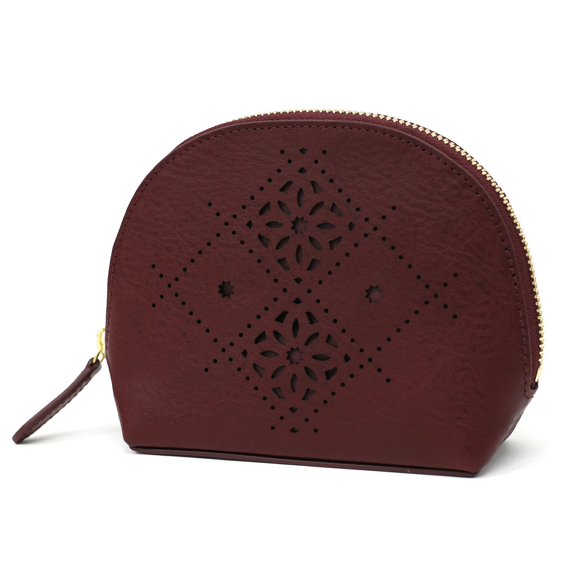 genten ゲンテン Argyle Cutwork アーガイルカットワーク ポーチ 44815