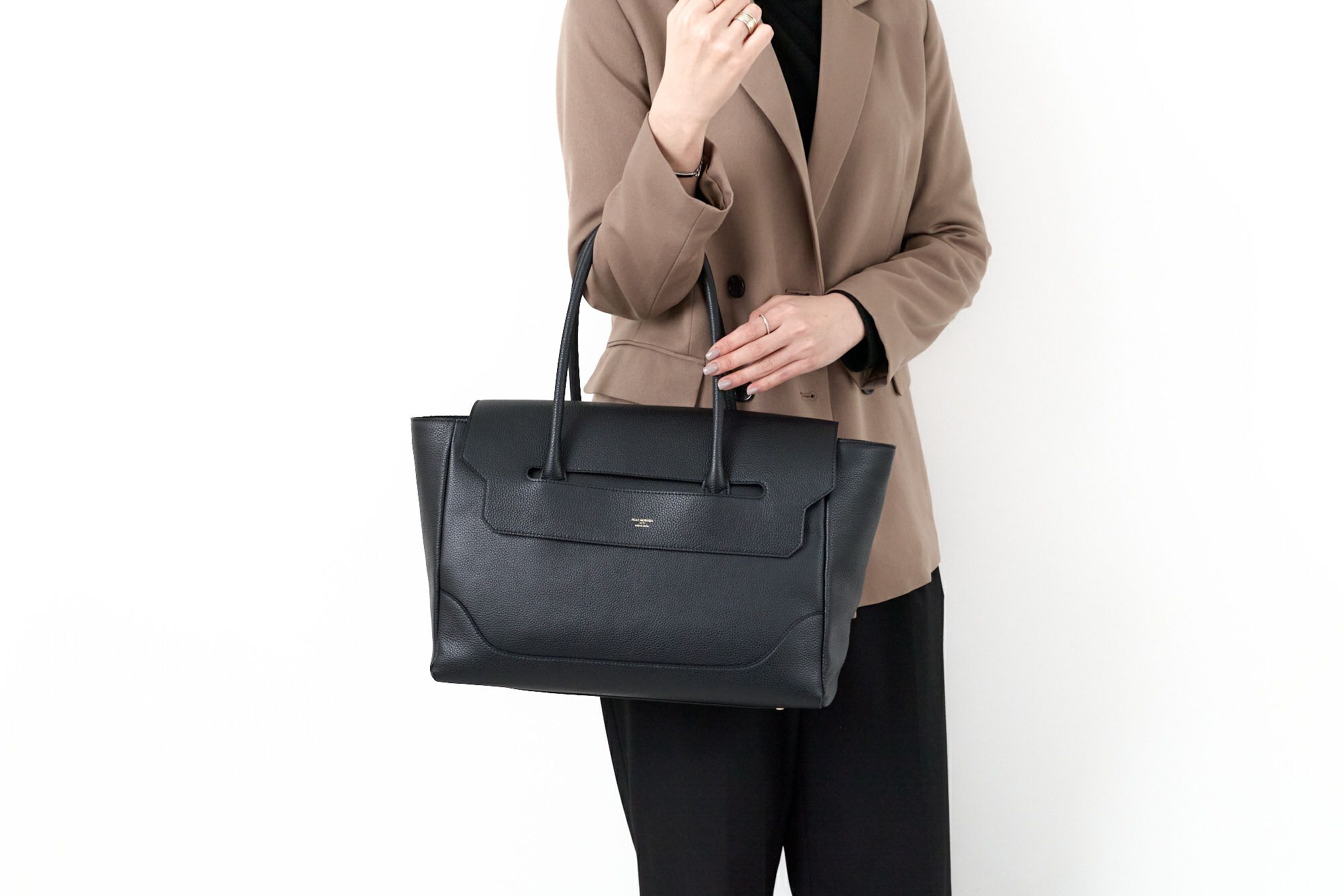 PELLE MORBIDA ペッレモルビダ MAKI KANEKO×PELLE MORBIDA フラップトートバッグ PMO-K001