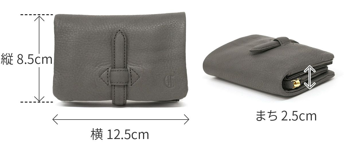 CLEDRAN クレドラン NOUVE ノーヴェ 小銭入れ付き二つ折り財布 CR-CL3955